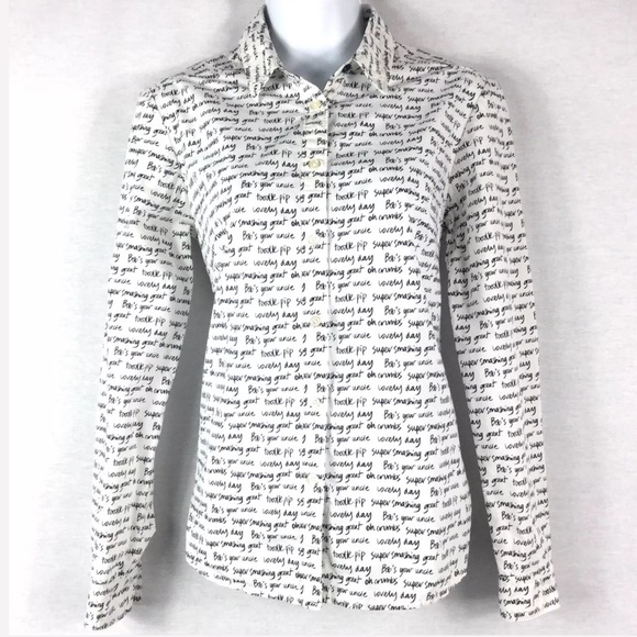 Boden Tops - Rare! Boden Women’s Shirt “Bob’s Your Uncle”